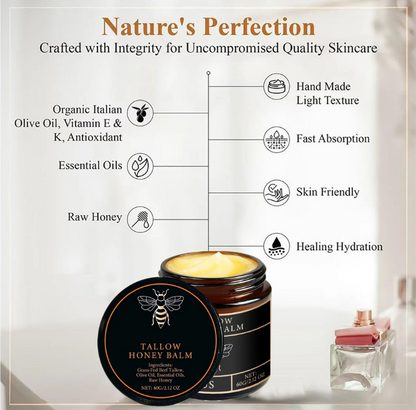 Beef Tallow Honey Balm